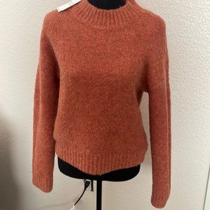 NWT English Factory peachy orange sweater